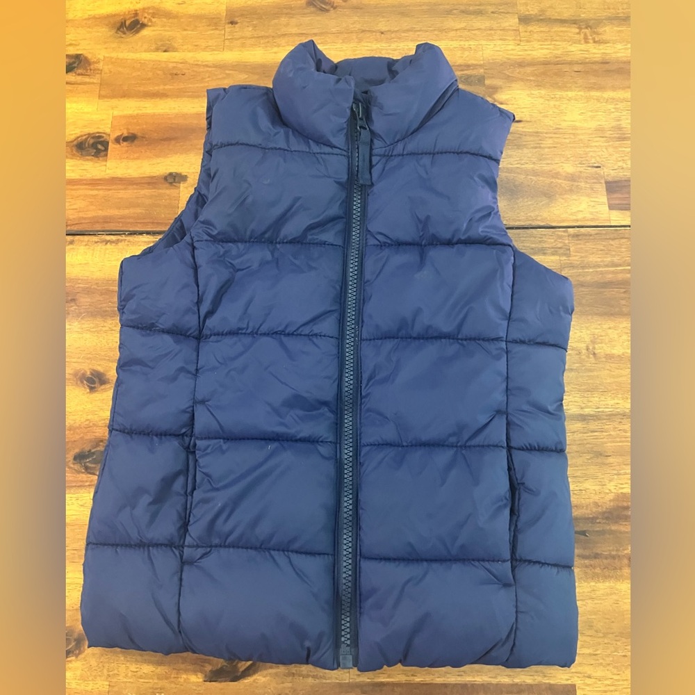 Old Navy Blue Quilted Navy Blue Vest Size XS 5